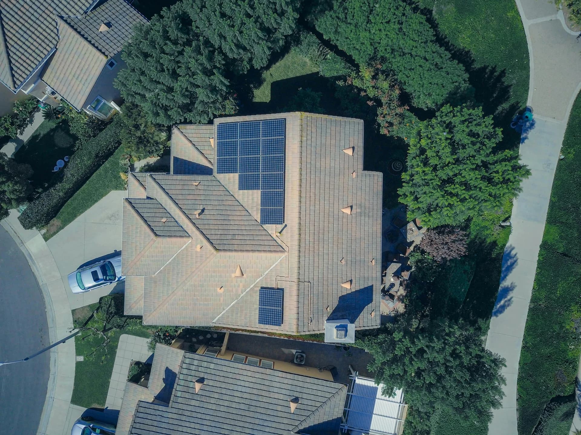 Solar panel background